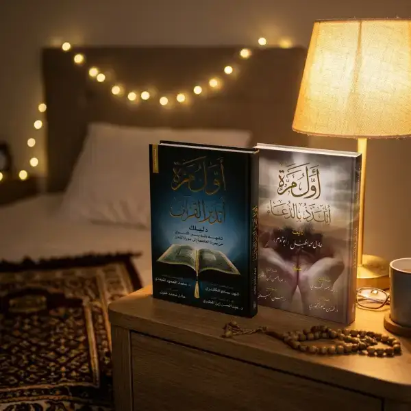 أول مرة أتدبر القرآن + أول مرة أتلذذ بالدعاء (أفضل كتابين)