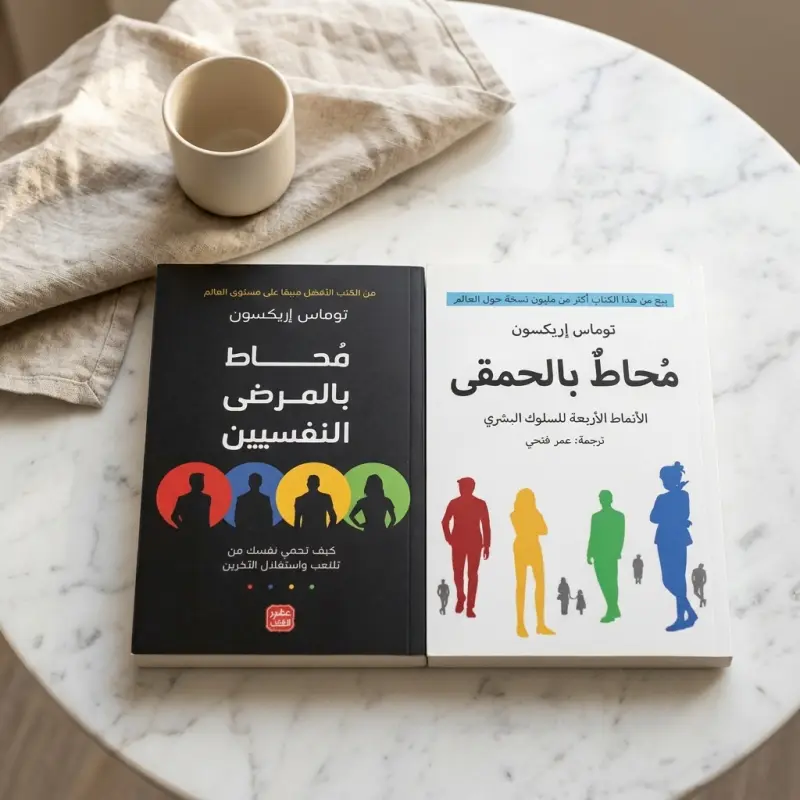 محاط بالمرضى النفسيين + محاط بالحمقى — توماس إريكسون