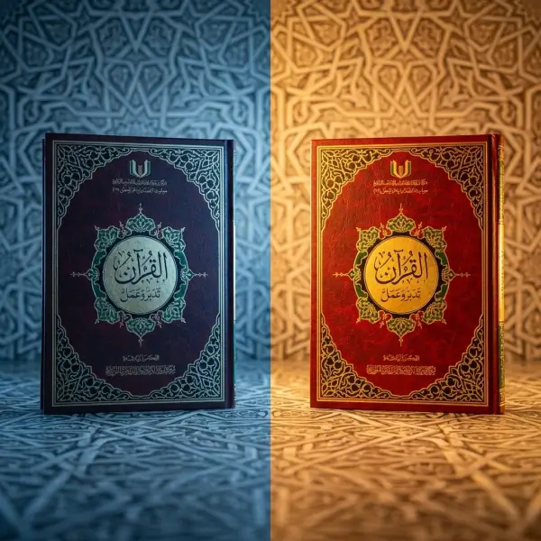 كتاب القرآن تدبر وعمل المقاس الكبير (20 × 29 سم)