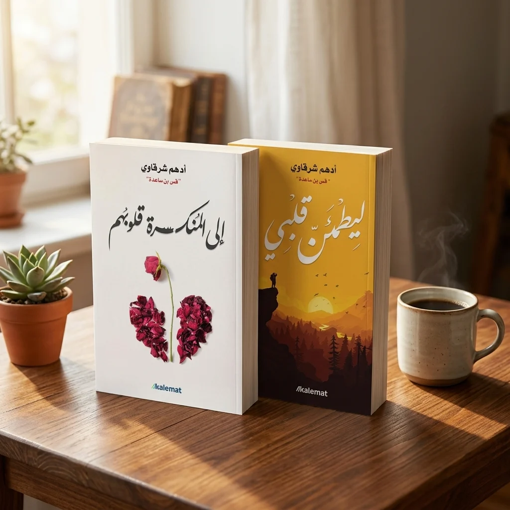 دليل استخدام الإنسان + ثنائية أدهم شرقاوي (إلى المنكسرة قلوبهم + ليطمئن قلبي) — 3 كتب