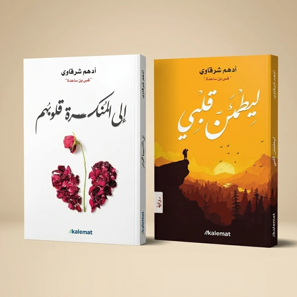 دليل استخدام الإنسان + ثنائية أدهم شرقاوي (إلى المنكسرة قلوبهم + ليطمئن قلبي) — 3 كتب